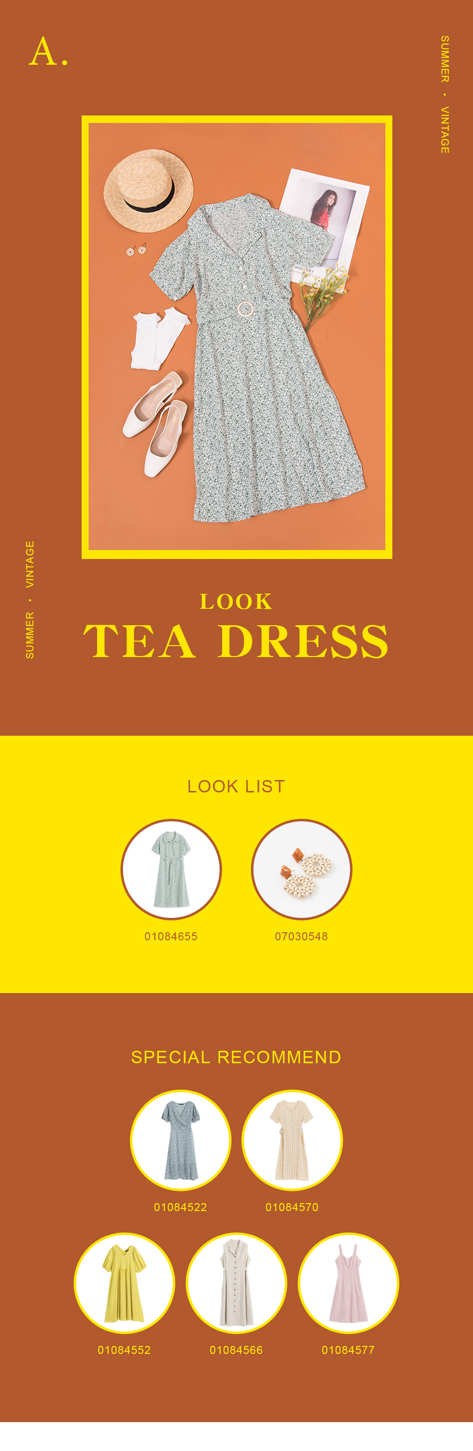 >A、「Tea Dress」