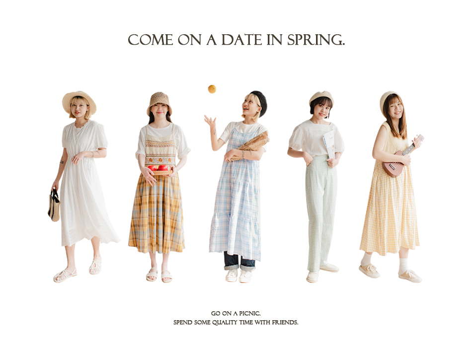 【野餐色票Dress Code】來場春日約會吧