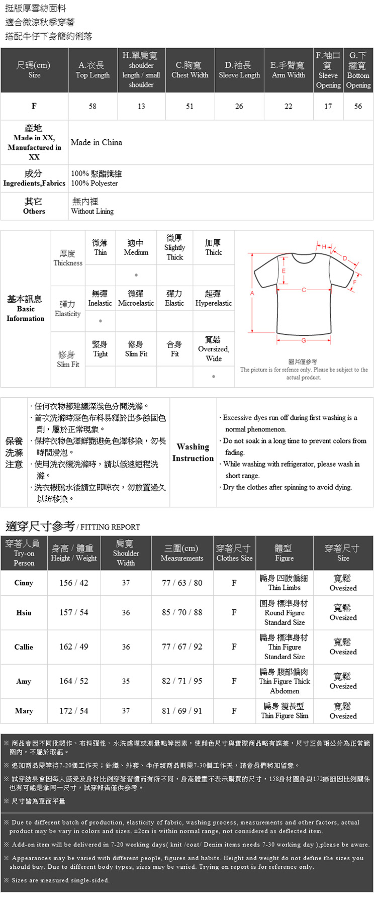 Ｑｕｅｅｎ Ｓｈｏｐ【01023514】排釦造型五分袖上衣 四色售＊現+預＊