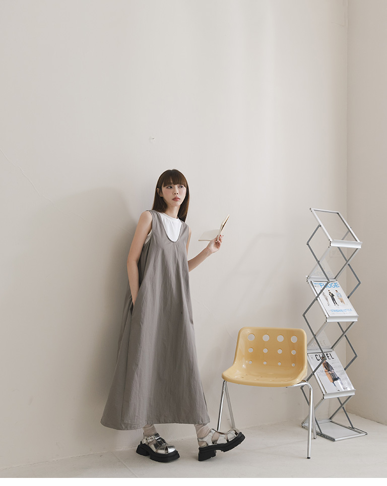 Rest&Recreation☆UNBALANCE JERSEY DRESS (3color) Long-sleeve Zip-front Chino Dress For Women | J.Crew
