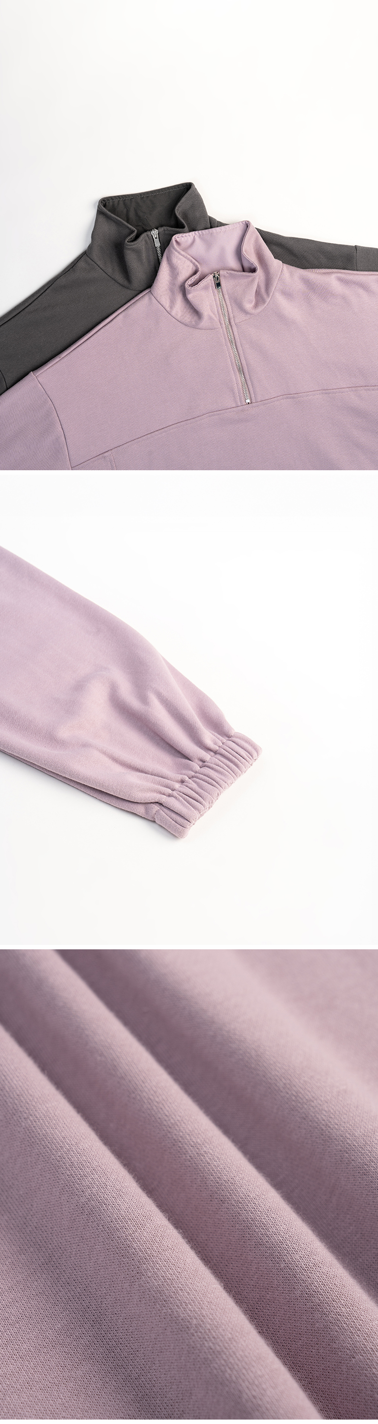 ハーフボタンワイドトップス 2色展開