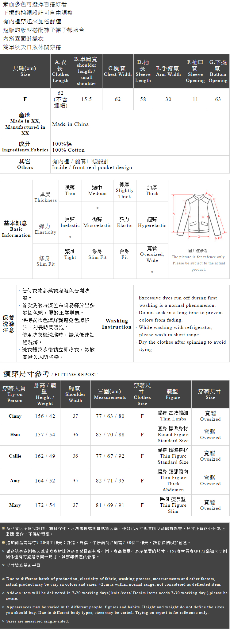 Ｑｕｅｅｎ Ｓｈｏｐ【02071160】抽繩連帽短版拉鍊外套 四色售＊現+預＊