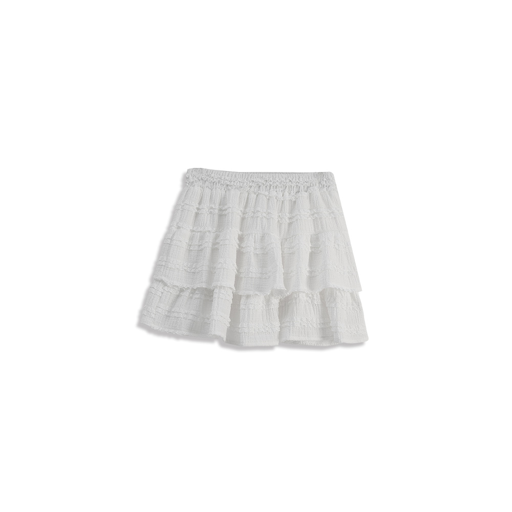 ◆ROCKCAKE◆ Layered Lace Skirt White LAYERED LACE SKIRT(WHITE) - HAVISM | 60% - Asian Fashion