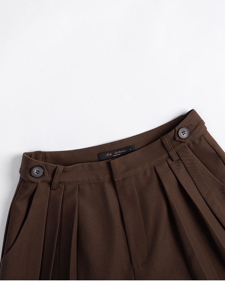 NEU_INSS25Stripe detailed pleats trouser 25 S/S COLLECTION | NAIN