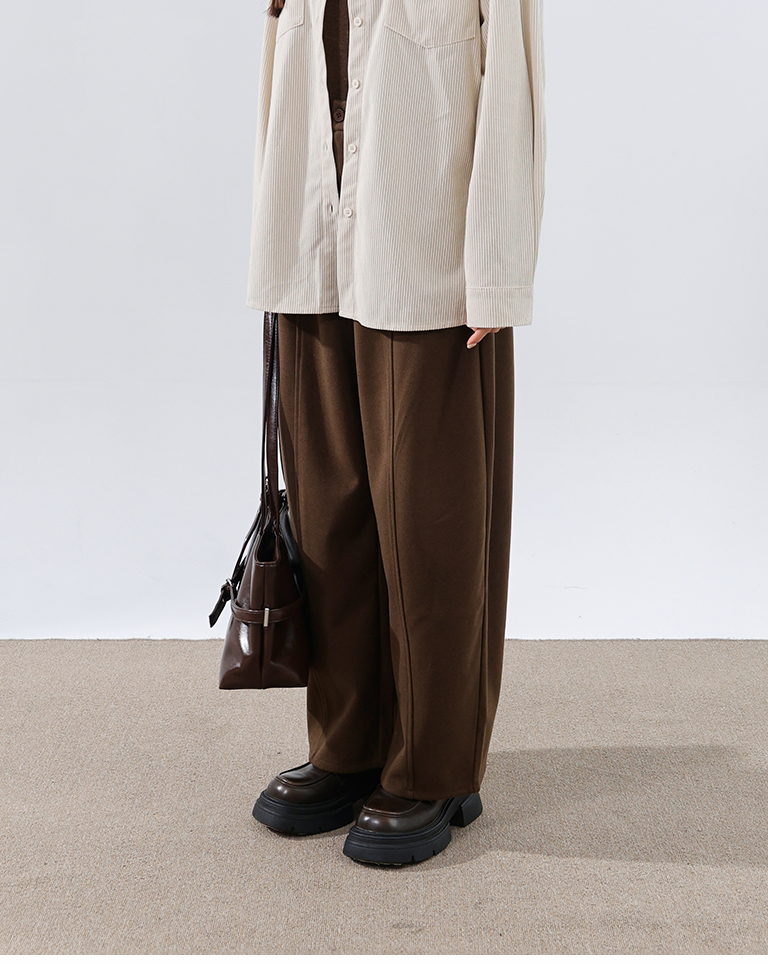 コクーンスラックスパンツ 2色展開