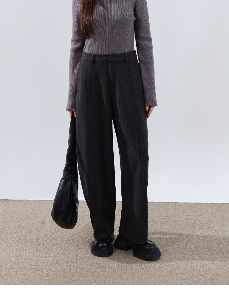 コクーンスラックスパンツ 2色展開