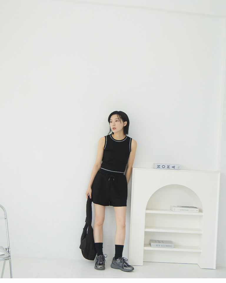 ☆韓国の人気☆【Bellialeu】☆Logo cotton shorts☆ Logo cotton shorts - BELLIALEU