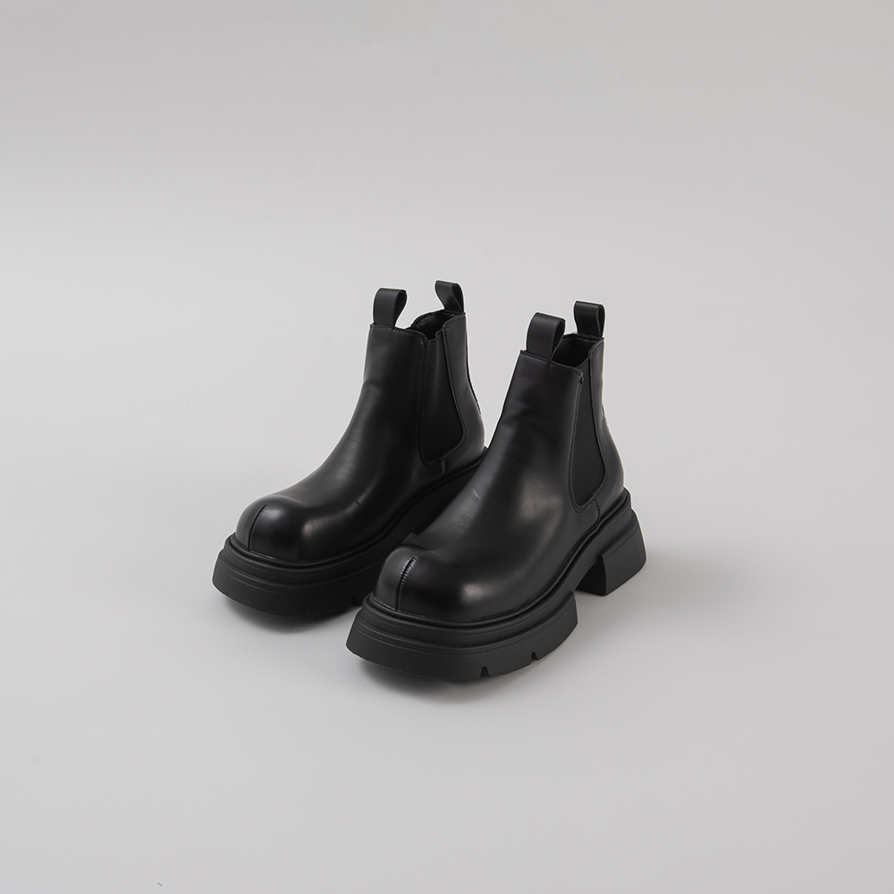 Simple plain thick-soled Chelsea boots 36/37/38/39/40 - QUEEN SHOP